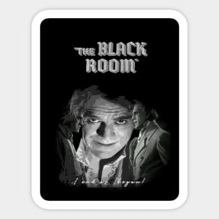 The Black Room - Boris Karloff. Sticker